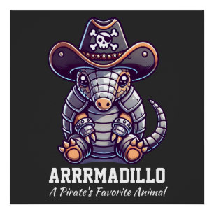 Póster Armadillo Gift Envío gratuito Armadillo T-Shir