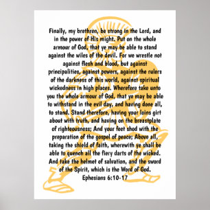 Póster Armadura de Dios