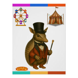 Póster Armand, domador de armadillos