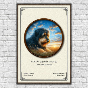 Póster Armant (Perro Pastor Egipcio) Serie de Zoología