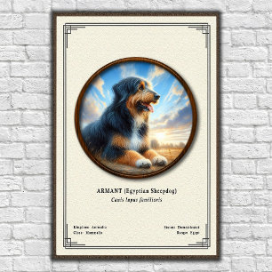 Póster Armant (Perro Pastor Egipcio) Serie de Zoología