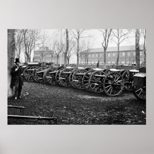 Póster Armas de cable en el Arsenal: 1862