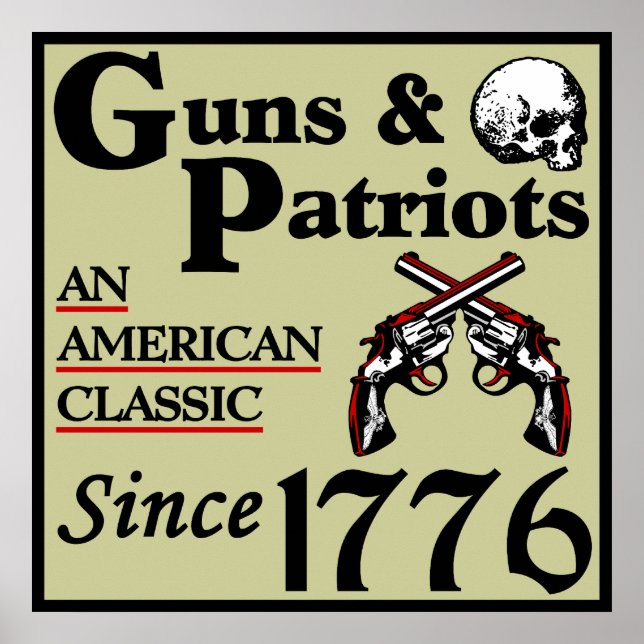 Póster Armas y patriotas (Frente)