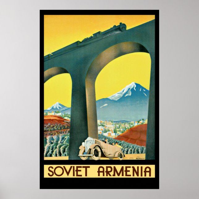 Póster Armenia Soviética (Frente)