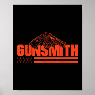 Póster Armero Americano Bandera Usa Patriotica Estilo Ret