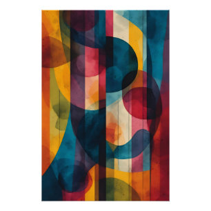 Póster Armonía Cromática Vibrante