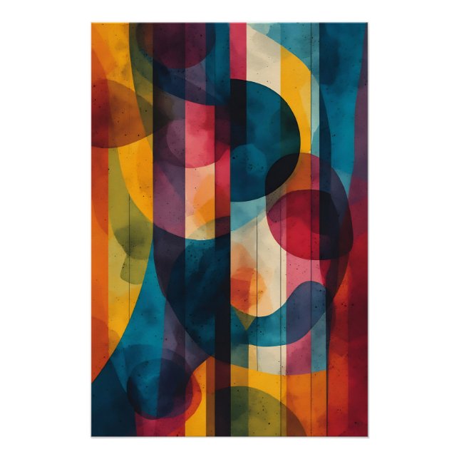 Póster Armonía Cromática Vibrante (Anverso)