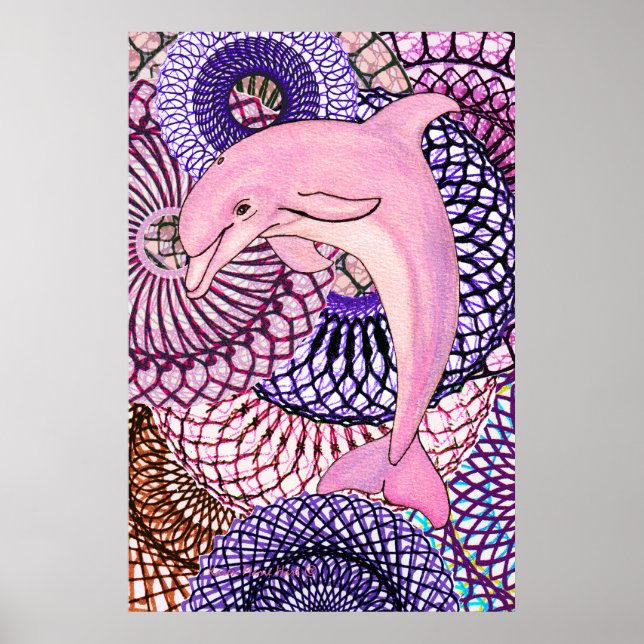 Póster Armonía de delfines (Frente)