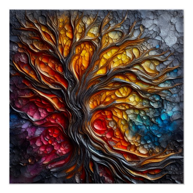 Póster Armonía en decadencia (Anverso)