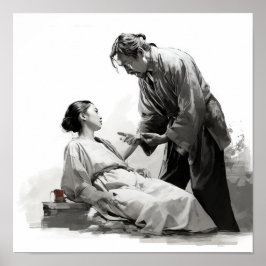 Póster Armonía en el amor: Poster de parejas japonesas