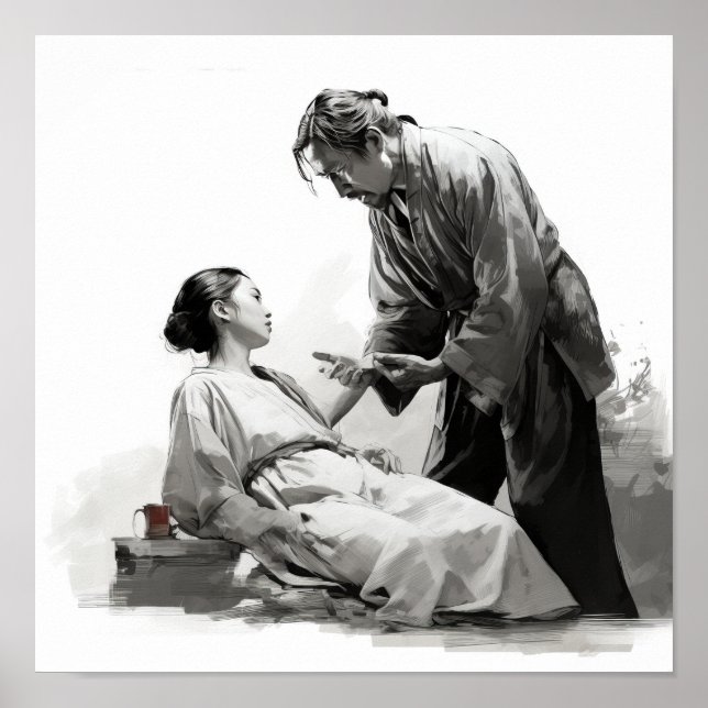 Póster Armonía en el amor: Poster de parejas japonesas (Frente)