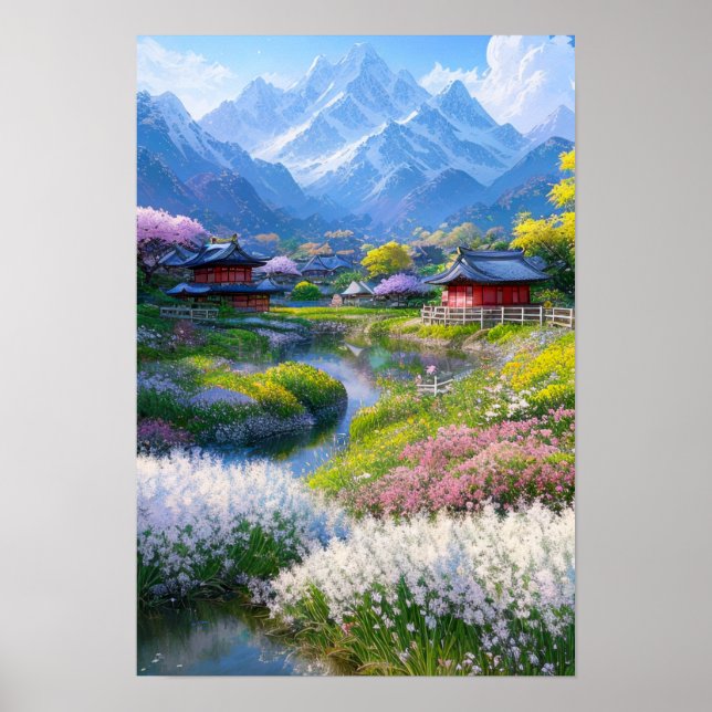 Póster Armonía en el campo (Frente)