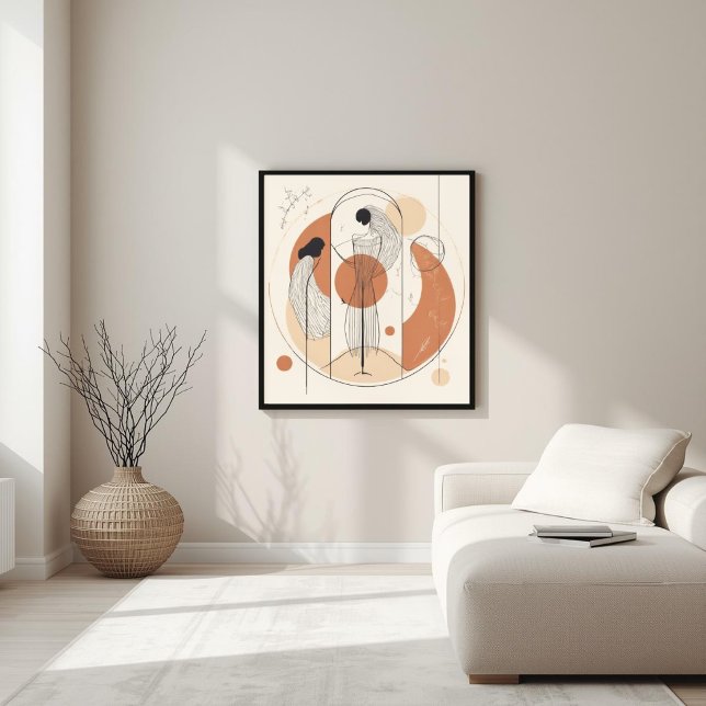 Póster Armonía en forma: composición abstracta neutral II (Subido por el creador)
