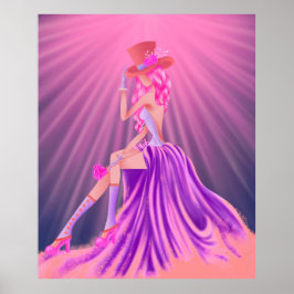 Póster "Armonía en la Stardust" una glamorosa reina del S