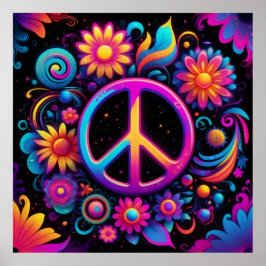 Póster Armonía espiritual Yin Yang -