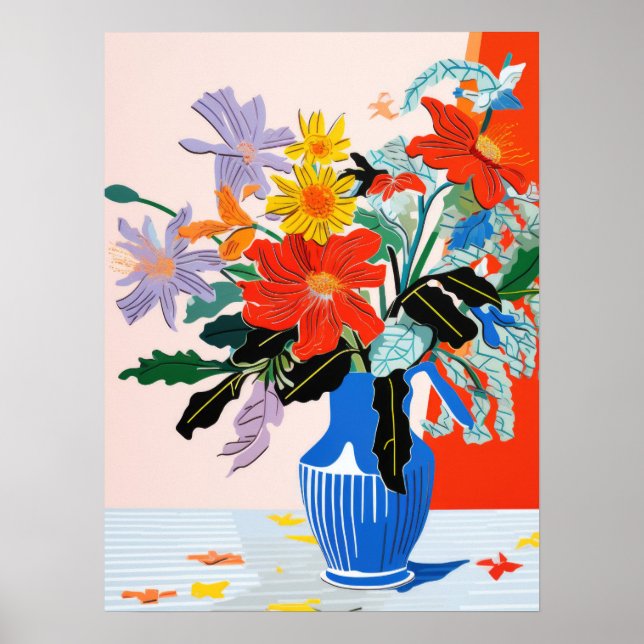 Póster Armonía floral: una vesícula vibrante (Frente)