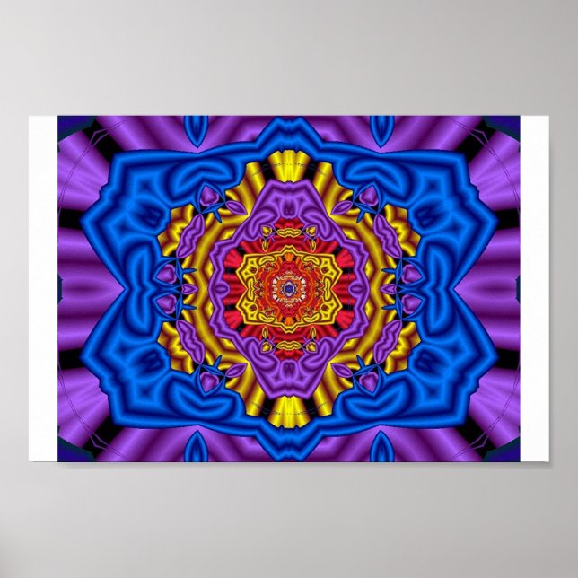 Póster Armonía fractal (Frente)