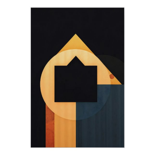 Póster Armonía Geométrica (Anverso)