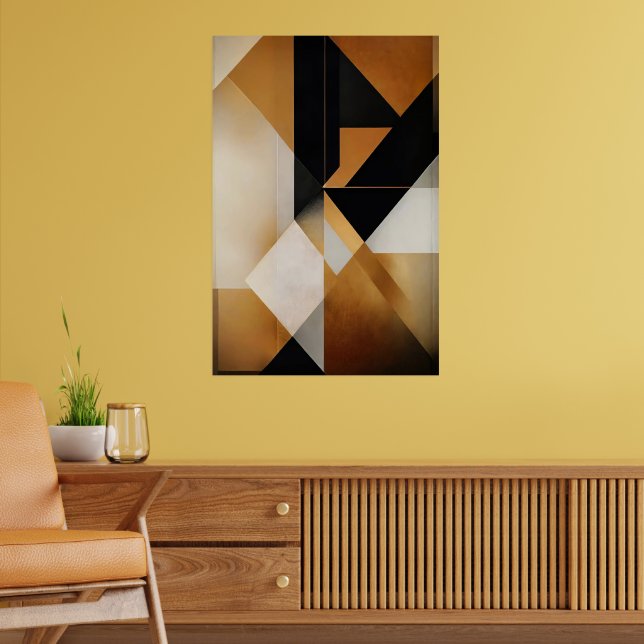 Póster Armonía Geométrica (Salón 2)