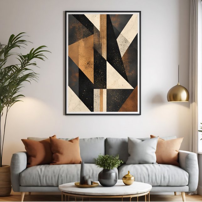 Póster Armonía Geométrica Contemporánea (Subido por el creador)