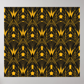 Póster Armonía geométrica: diseño de ornamentos digitales