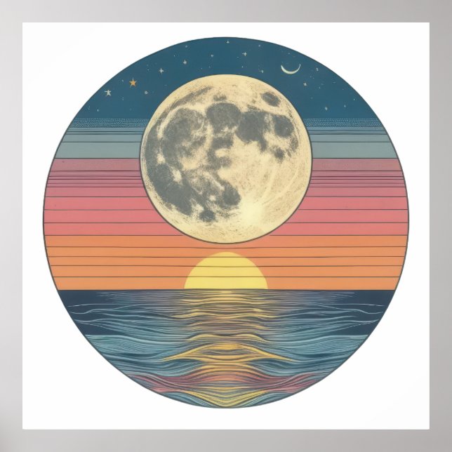 Póster Armonía solar y lunar (Frente)