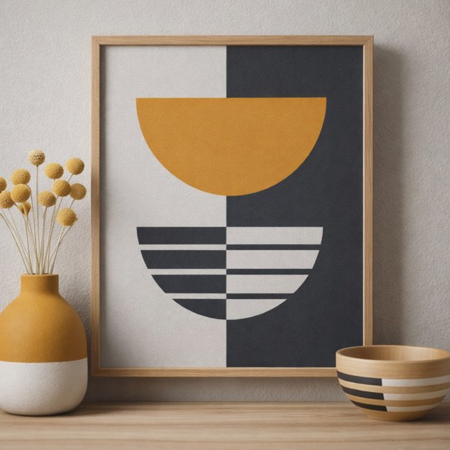 Póster Armonía Suave en Geometría Abstracta (Subido por el creador)