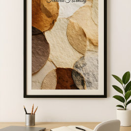 Póster Armonía Texturizada