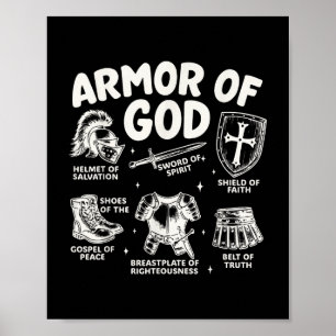 Póster Armor De Dios Batalla Cristiana Biblia De Gear Ver