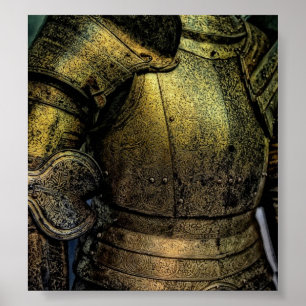 Póster Armor del caballero medieval