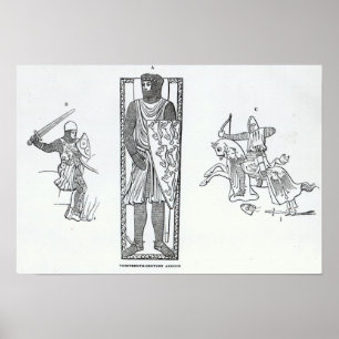 Póster Armor del siglo XIII