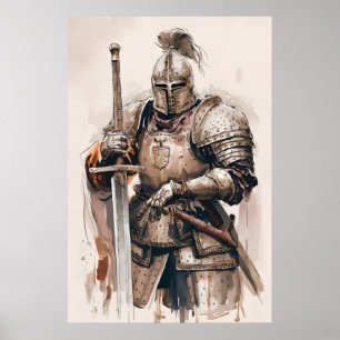 Póster Armored Knight