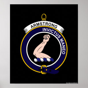 Póster Armstrong - escudo del clan