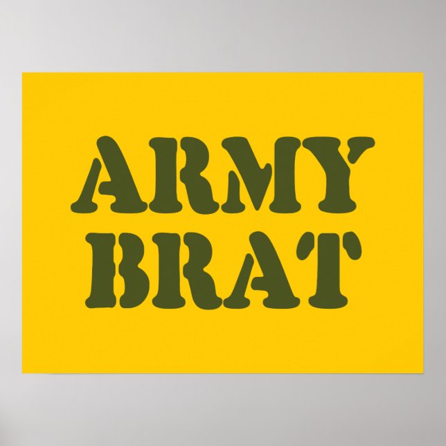PÓSTER ARMY BRAT (Frente)
