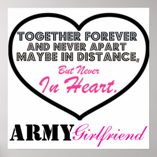 Póster ARMY Girlfriend