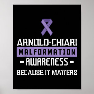 Póster Arnold Chiari Malformation Warrior S Awareness