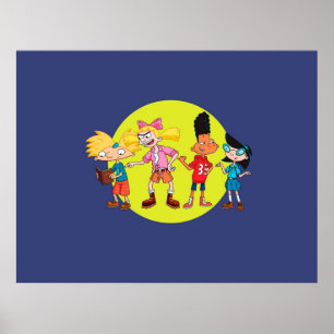Póster Arnold y amigos Hey