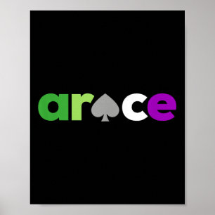 Póster Aro Ace Pride Spade, Lgbt Aroace, Lgbtq Aromántico