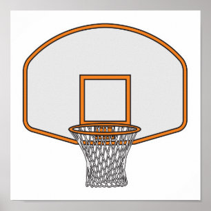 Póster aro de baloncesto