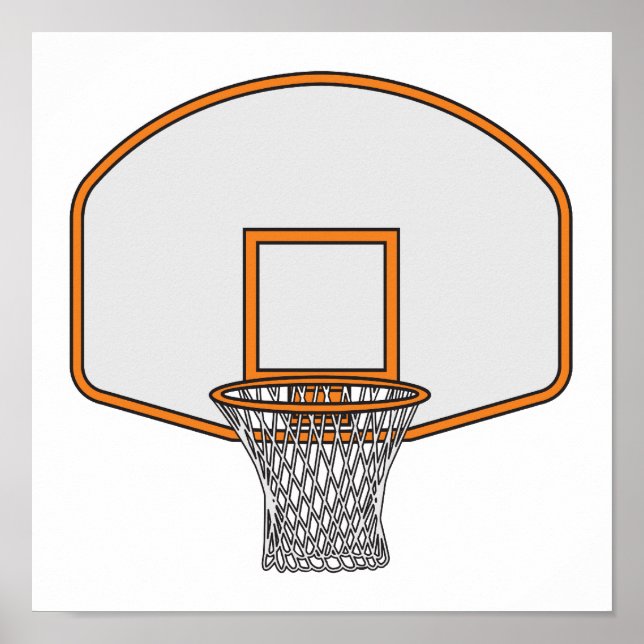 Póster aro de baloncesto (Frente)