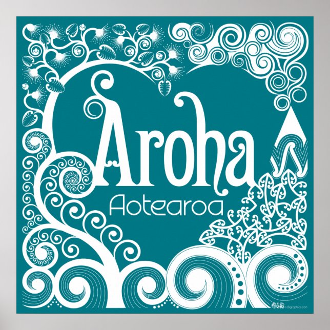 Póster Aroha Aotearoa Poster (Frente)