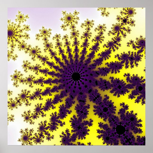 Póster Aroma amarillo y púrpura (Frente)