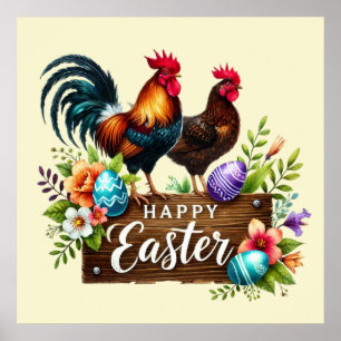Póster Aroma de Cute Happy Easter