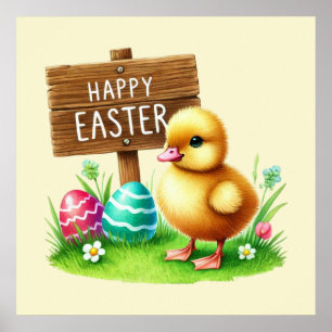 Póster Aroma de Cute Happy Easter