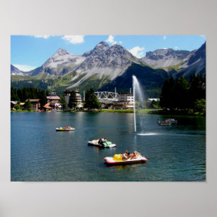Póster Arosa en Suiza