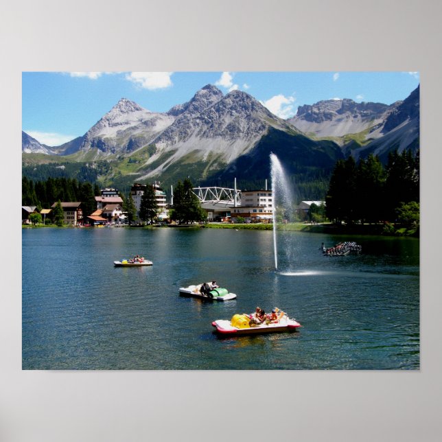 Póster Arosa en Suiza (Frente)