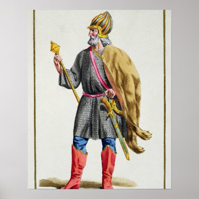 Póster Arpa I de 'Receuil des Estampes, representante de  (Frente)