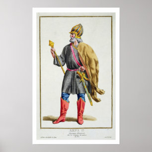 Póster Arpa I from 'Receuil des Estampes, Representant le