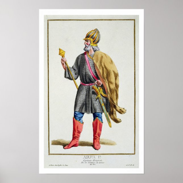 Póster Arpa I from 'Receuil des Estampes, Representant le (Frente)