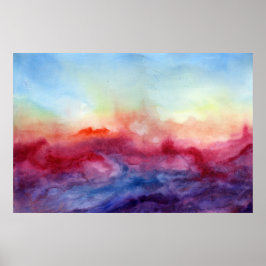 Póster Arpeggi Watercolor Art Print Poster